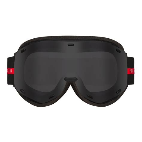 prada skii goggles|linea rossa black goggles.